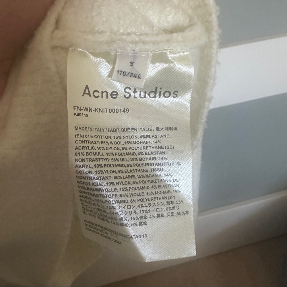 Acne studios Grant Levy Collection Sweater
